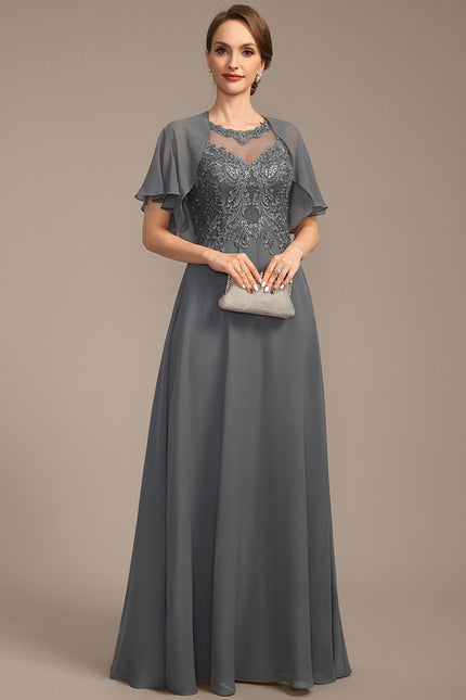Robe Chic Violette Brodée