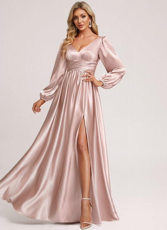 Robe Portefeuille Longue Chic - gallery 3