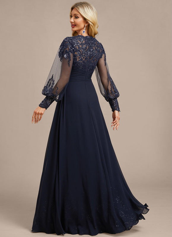 Robe De Soirée Chic Bleu - gallery 5