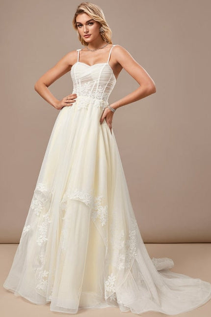 Robe Chic Tulle Ivoire