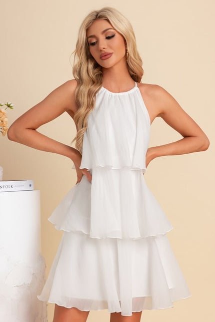 Robe Chic Flottante Blanche - gallery 3