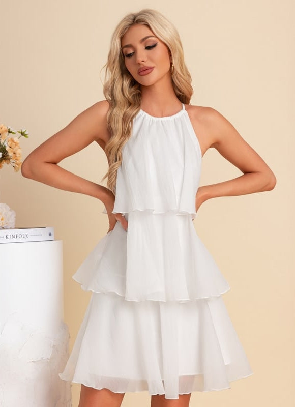 Robe Chic Flottante Blanche - gallery 3