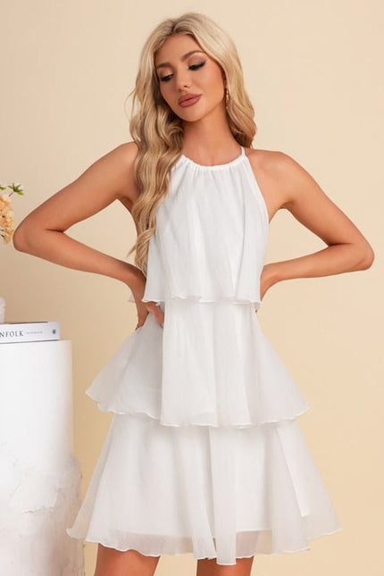 Robe Chic Flottante Blanche - gallery 3
