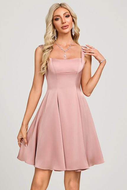 Robe Chic Étreinte De Satin - gallery 2