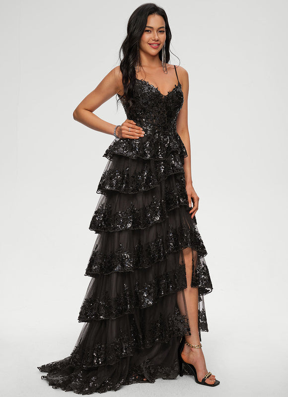 Robe Chic Étoilée Noir - gallery 1