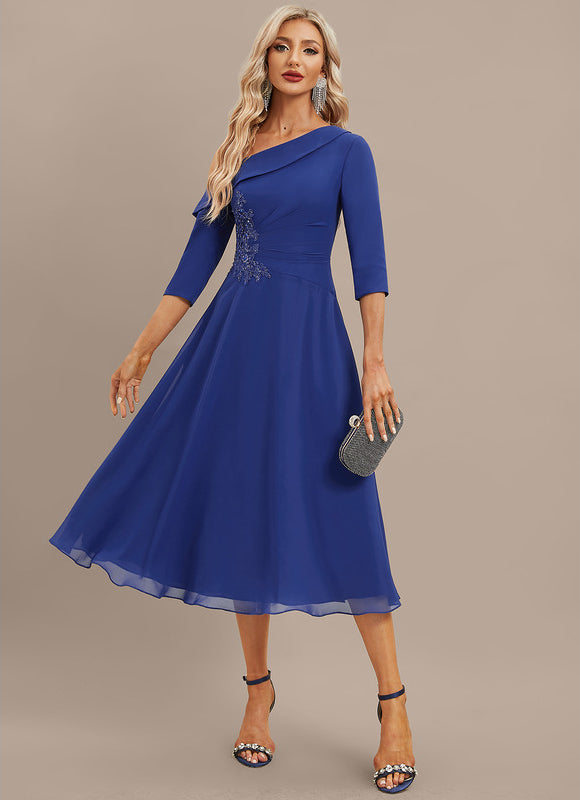 Robe Chic Chic Asymétrique Éclat - gallery 3