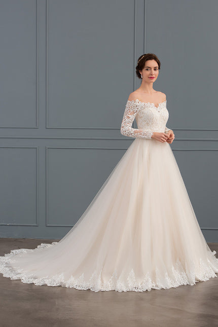 Robe Chic Élégante Épaule Dénudée - gallery 3