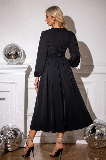 Robe Chic Midi Chic Noir - gallery 2