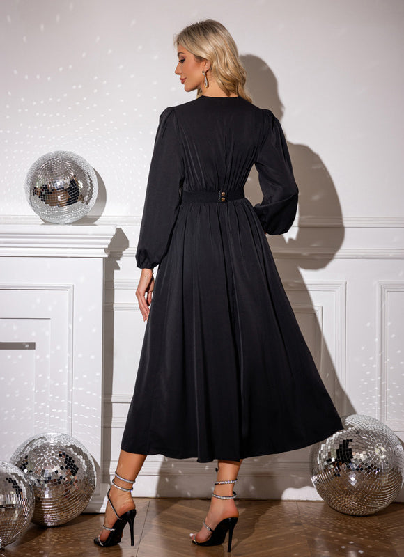 Robe Chic Midi Chic Noir - gallery 2