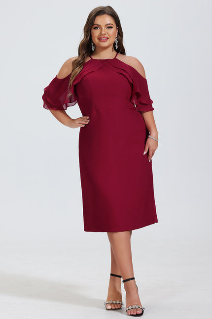 Robe Chic Cocktail Volants - gallery 5