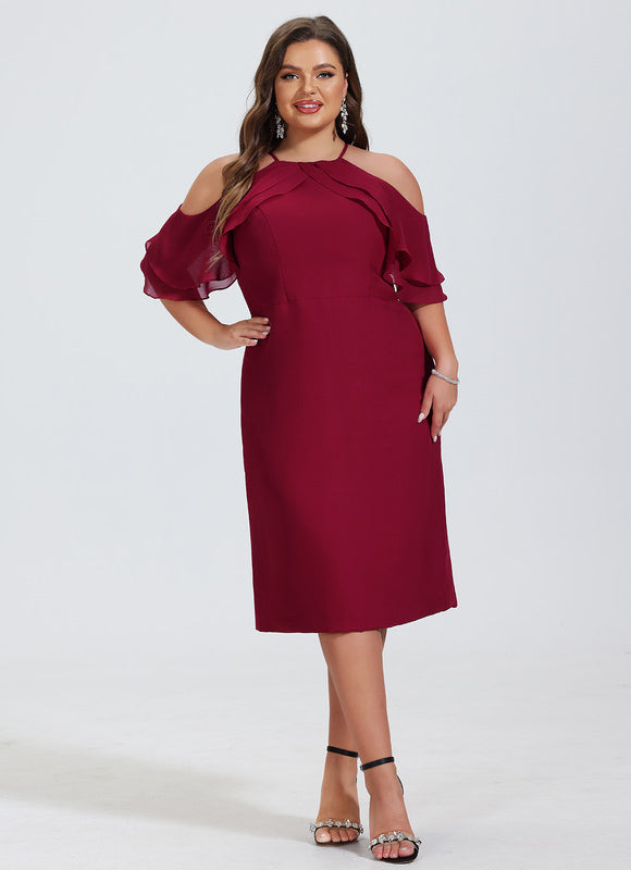 Robe Chic Cocktail Volants - gallery 5