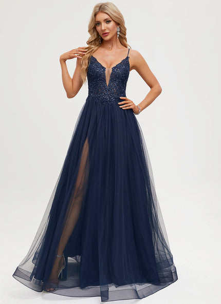 Robe Chic Tulle Étoilée