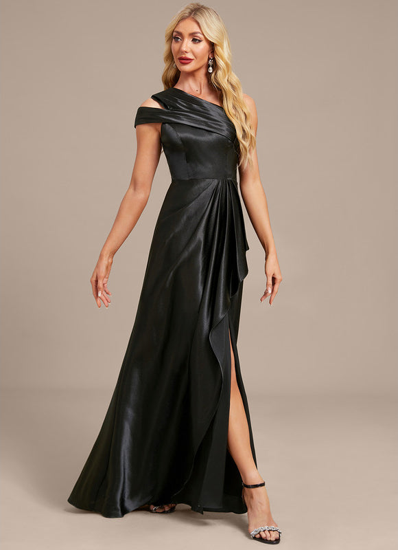 Robe Noir Longue Chic