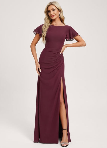 Robe Chic Flottante Bordeaux