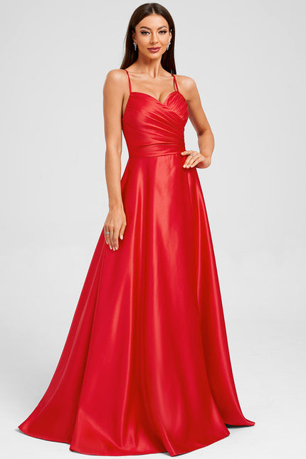 Robe Chic Éclatante Rouge - gallery 4