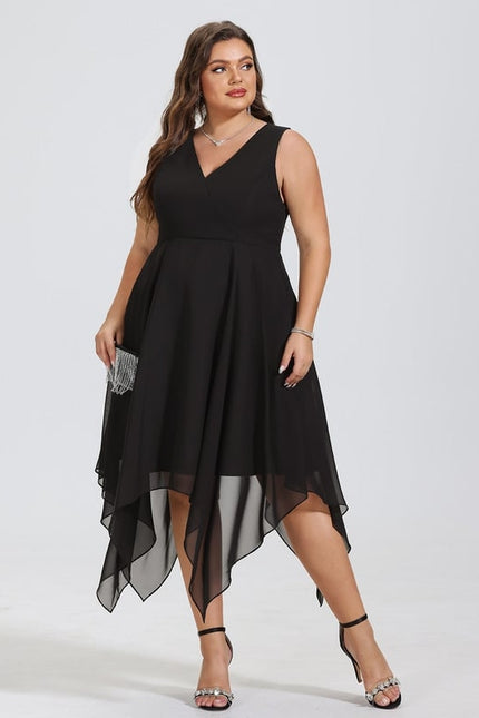 Robe Chic Asymétrique Vaporeuse - gallery 7