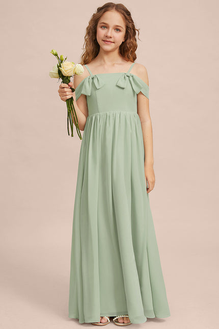Robe Chic Chiffon Menthe - gallery 1
