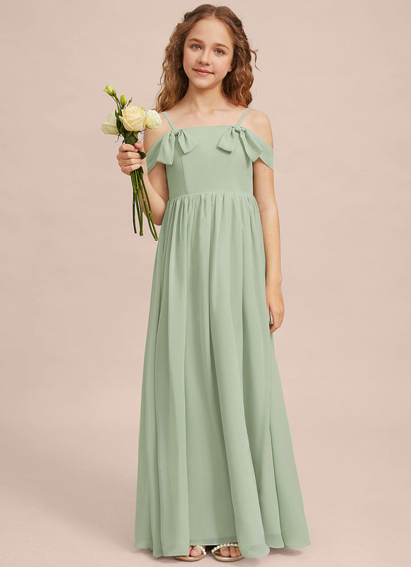 Robe Chic Chiffon Menthe - gallery 1