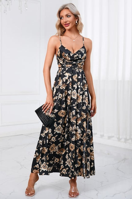 Robe Chic Maxi Floral Satin - gallery 1