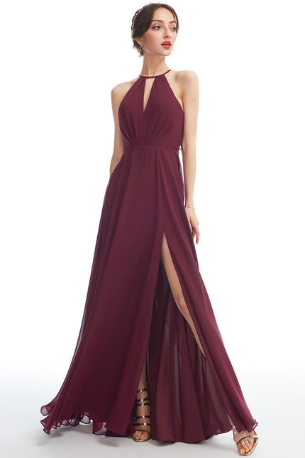 Robe Chic Bleu Drapé