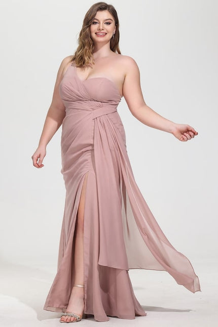 Robe Chic Asymétrique Beige - gallery 8