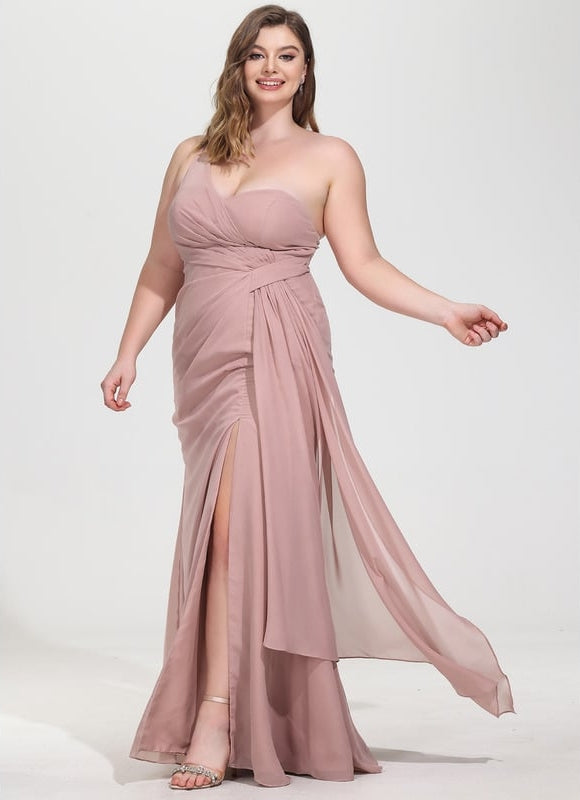 Robe Chic Asymétrique Beige - gallery 8