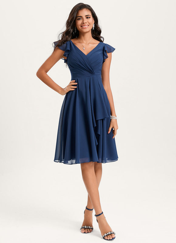 Robe Chic Cerise Flottante - gallery 1