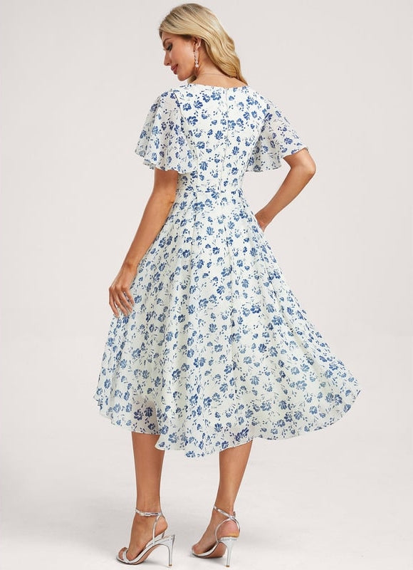 Robe Chic Fluide Bleu Nuit - gallery 4