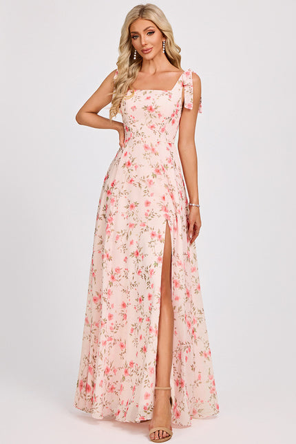 Robe Chic Longue Verte Élégante - gallery 2