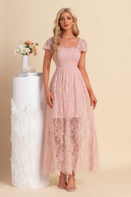 Robe Chic Maxi Rosée - gallery 6