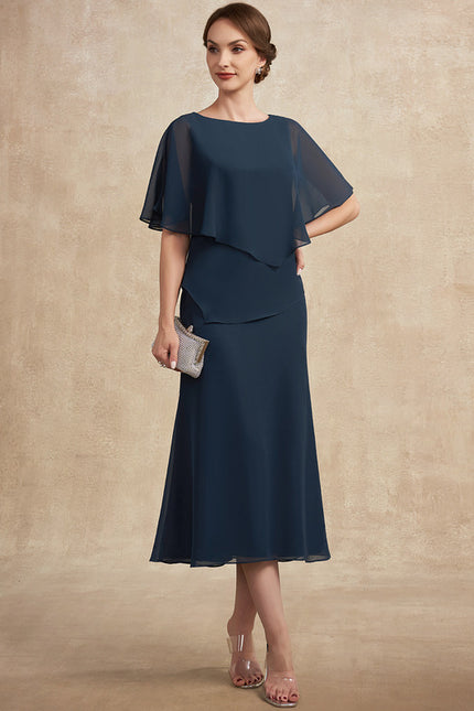 Robe Chic Élégance Marine Fluidité - gallery 6