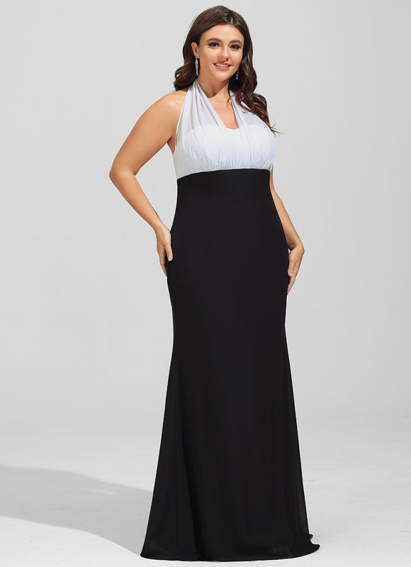 Robe Chic Bicolore Élégante - gallery 5