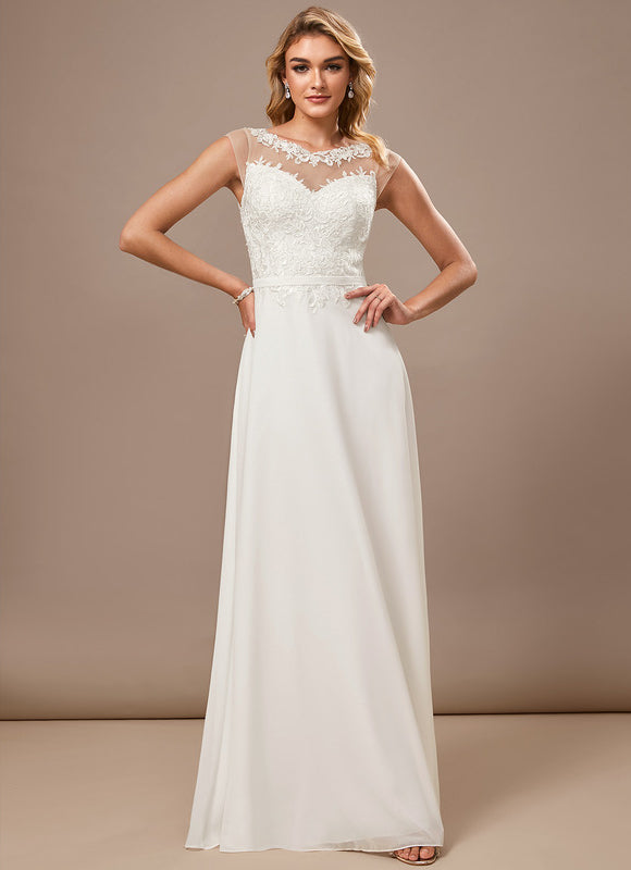 Robe Chic Col Bateau Dentelle - gallery 1