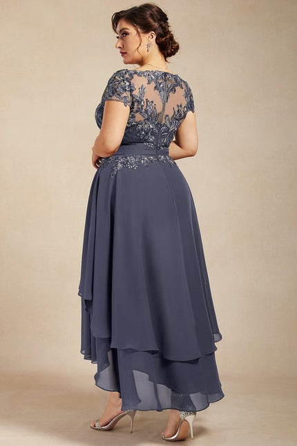 Robe Chic Grise Élégante - gallery 8