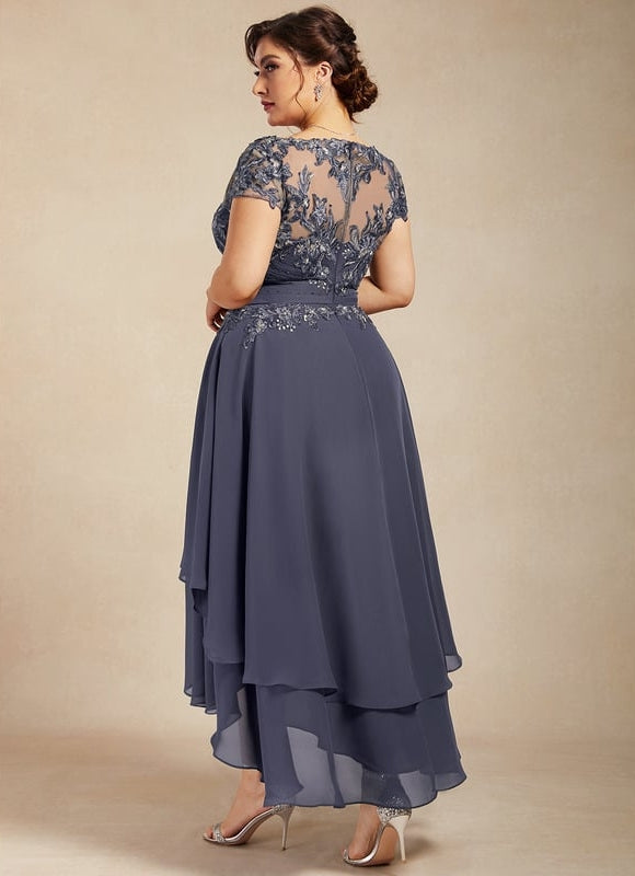 Robe Chic Grise Élégante - gallery 8