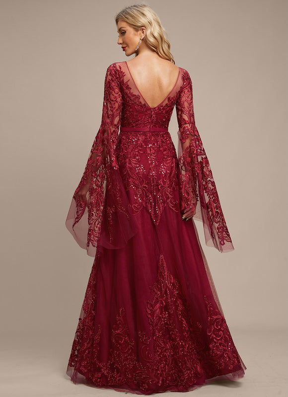 Robe Chic Écarlate Ornée - gallery 3