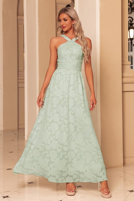 Robe Chic Maxi Menthe Florale - gallery 3