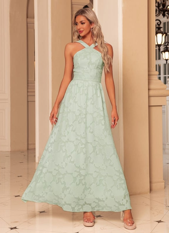 Robe Chic Maxi Menthe Florale - gallery 3