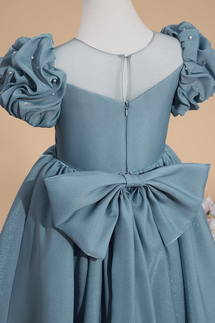 Robe Chic Bleu Doux Élégant - gallery 6