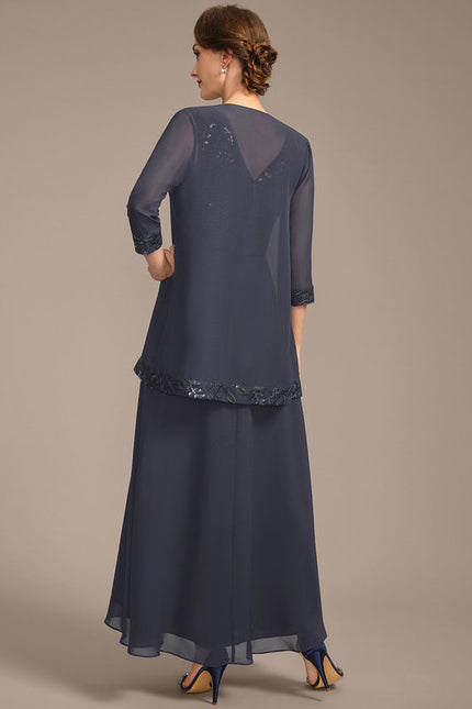 Robe Chic Mousseline Étoilée - gallery 5