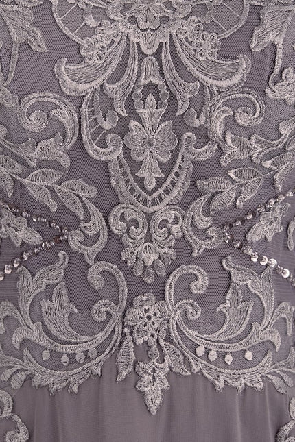 Robe Chic Grise Raffinée - gallery 5