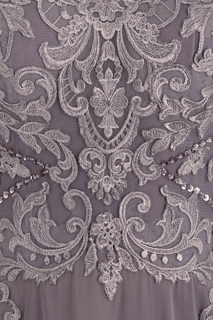 Robe Chic Grise Raffinée - gallery 5