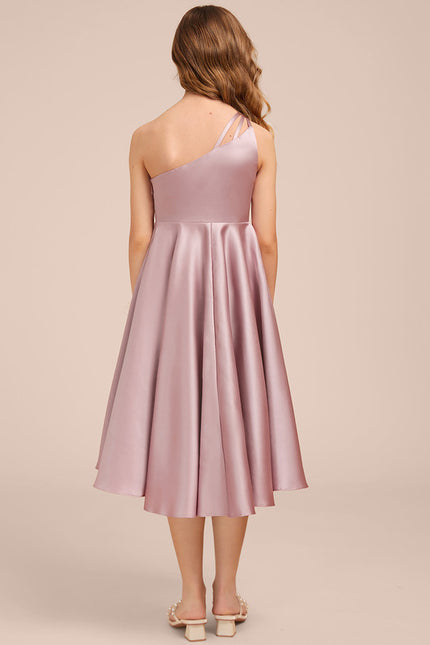 Robe Chic Satin Lilas - gallery 6
