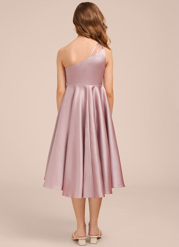Robe Chic Satin Lilas - gallery 6