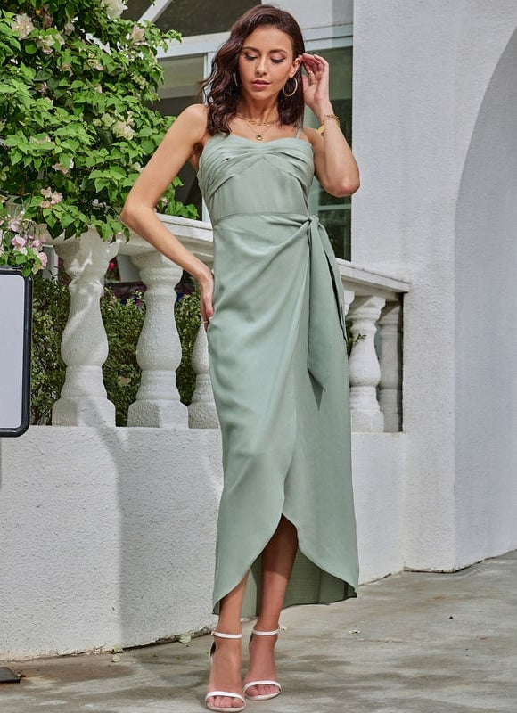 Robe Longue Verte Chic - gallery 4