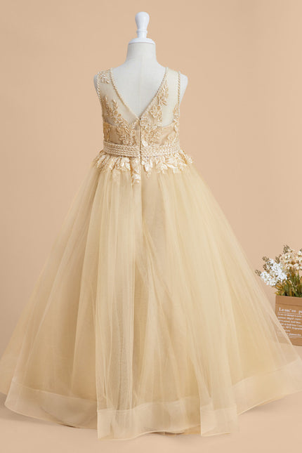 Robe Chic Dorée Tulle - gallery 2