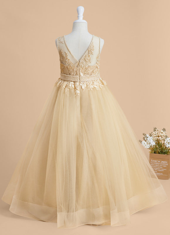 Robe Chic Dorée Tulle - gallery 2