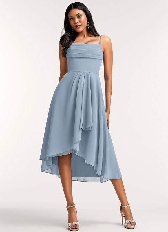 Robe Demoiselle D'Honneur Chic Courte - gallery 3