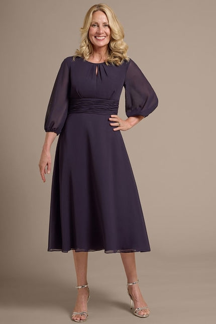 Robe Chic Mousseline Violet
