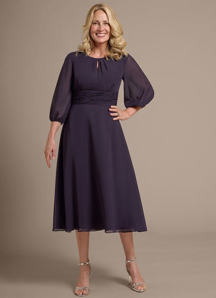 Robe Chic Mousseline Violet